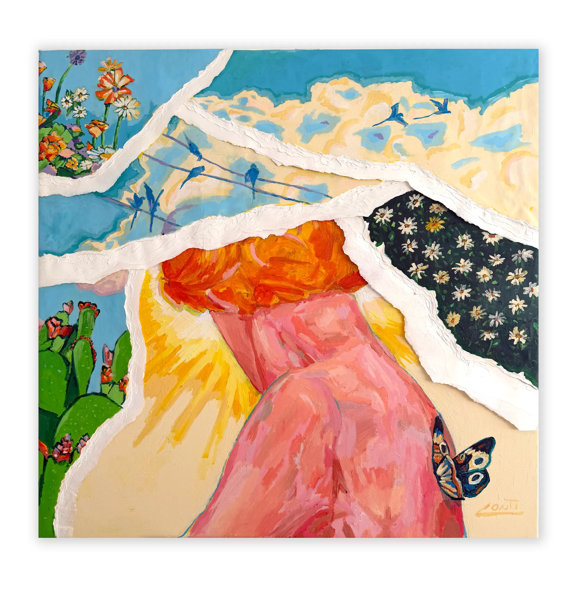 Met·Amor·Phosis original painting by Simone Conti
